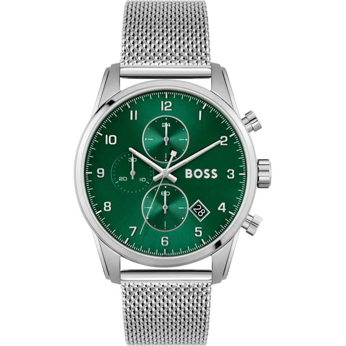 Reloj Boss 1513938 Hombre Analogico Cuarzo con Correa de Acero inoxidable