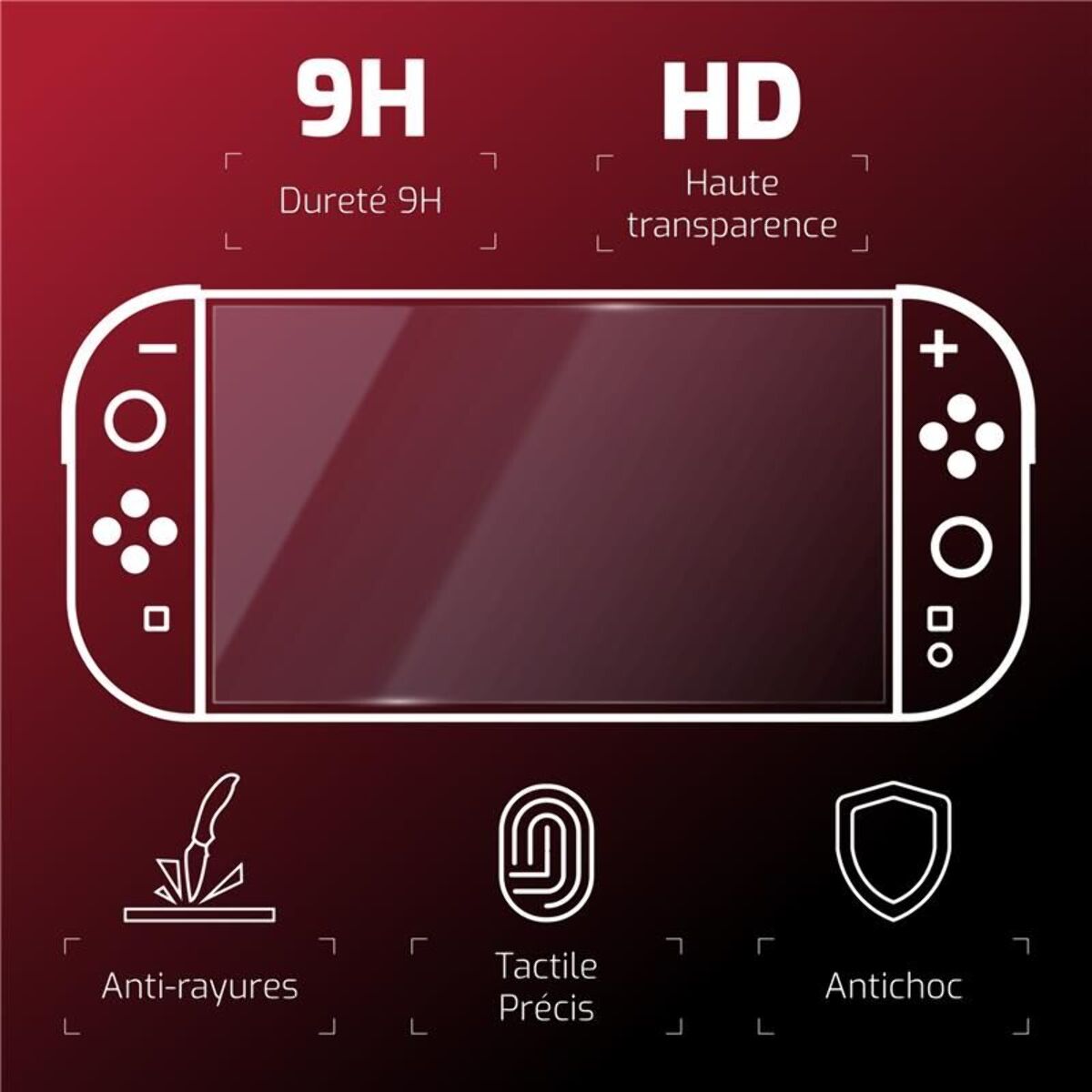 Protection écran ONLAN Verre de protection d'écran Switch 2