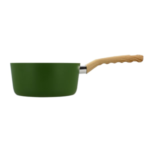 Casserole 18cm avec revêtement céramique vert - tous feux COLORAMA