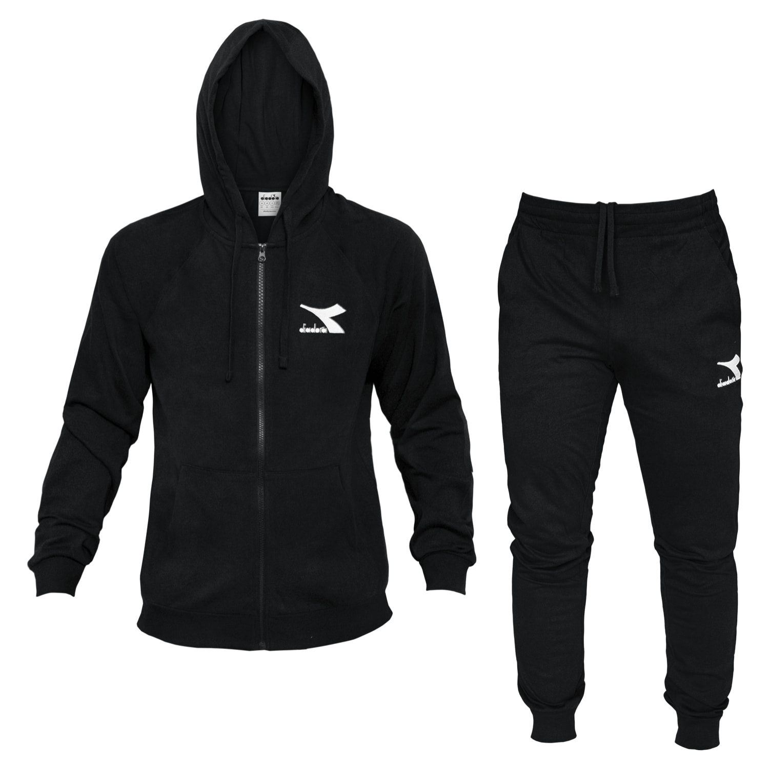 Tuta Uomo DIADORA Cotone Leggero Cappuccio Full Zip Art.369