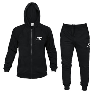 Tuta Uomo DIADORA Cotone Leggero Cappuccio Full Zip Art.369