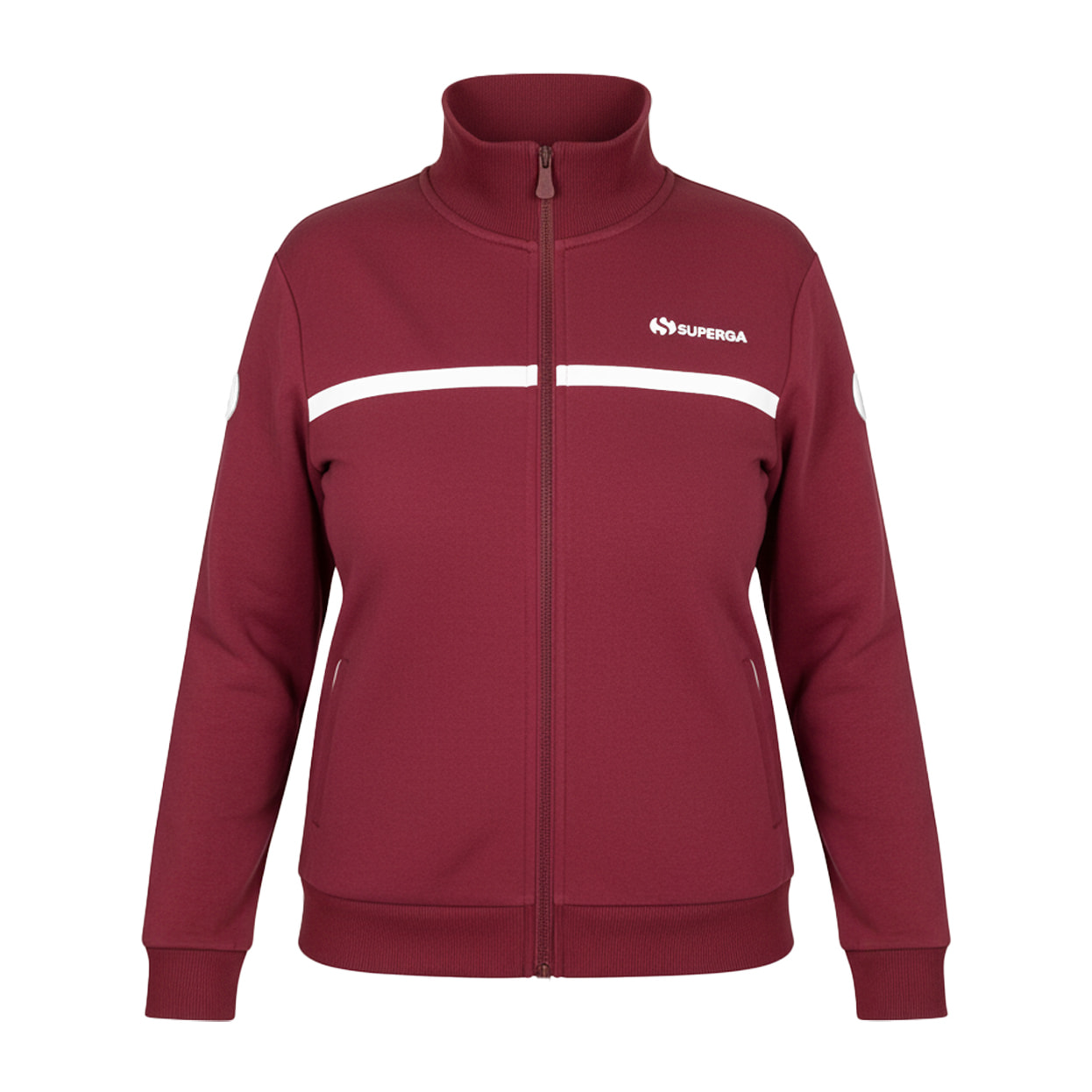 Tuta Donna SUPERGA Cotone Felpato Full Zip