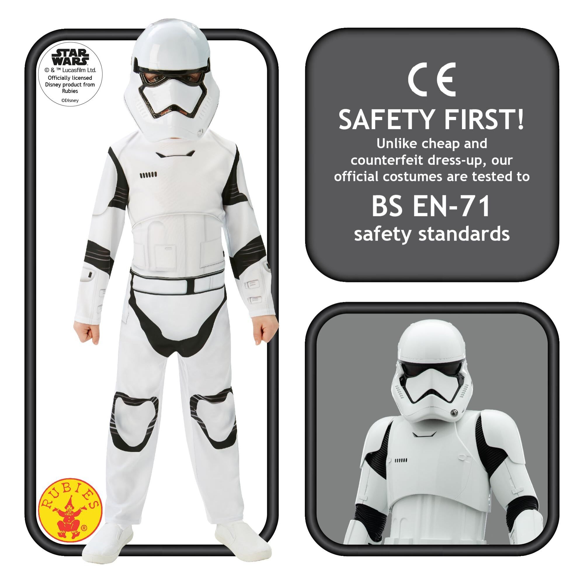 DISFRAZ STAR WARS STORMTROOPER EP7 CLASSIC INFANTIL