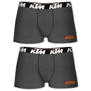 Set de 2 calzoncillos bóxer ktm  gris osucuro