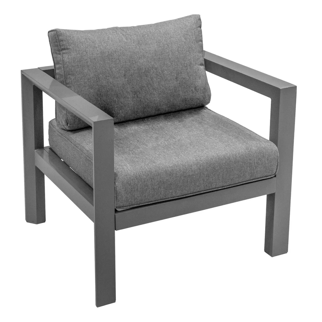 Fauteuil de salon de jardin Évasion Graphite