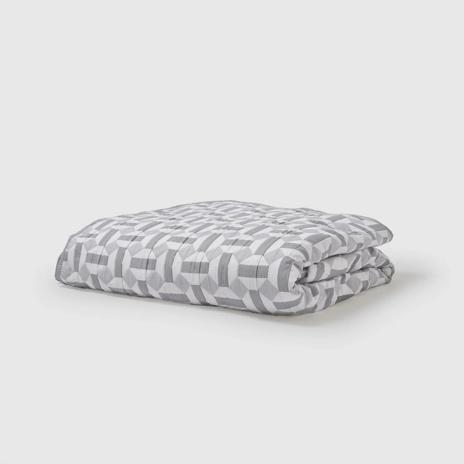 Colcha doble tela jacquard enrieta índigo