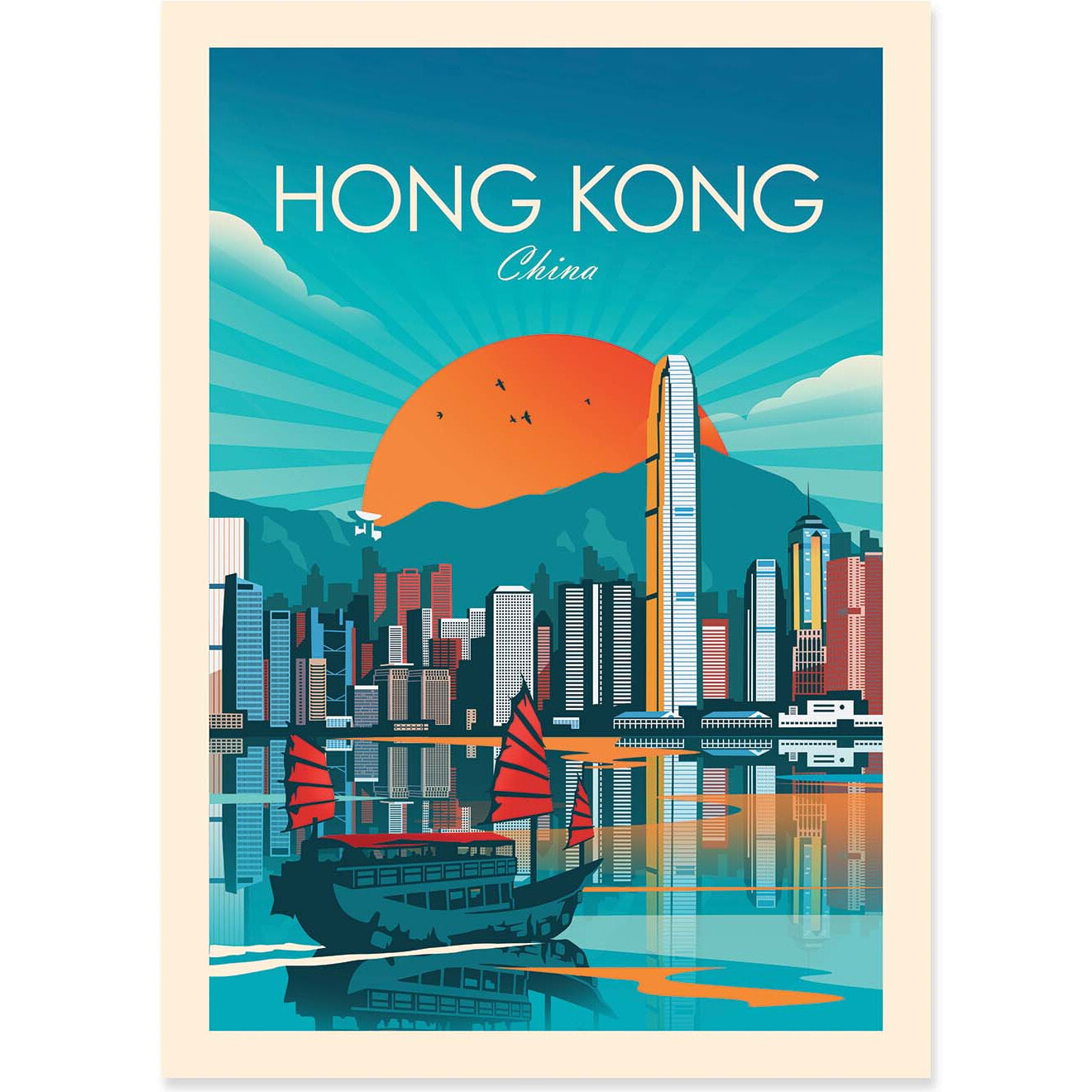 Affiche - Hong Kong - Studio Inception