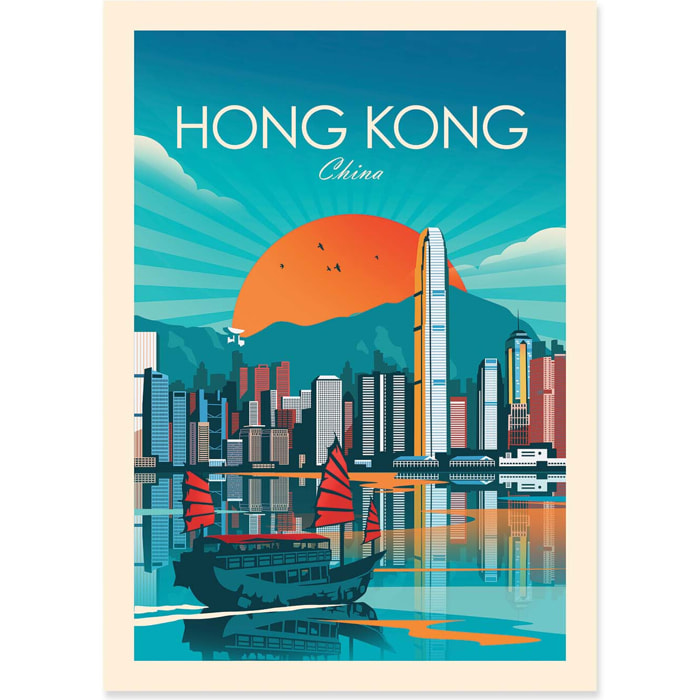 Affiche - Hong Kong - Studio Inception
