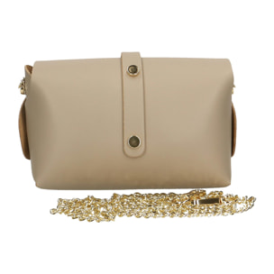 Chicca Borse Borsetta Clutch Beige