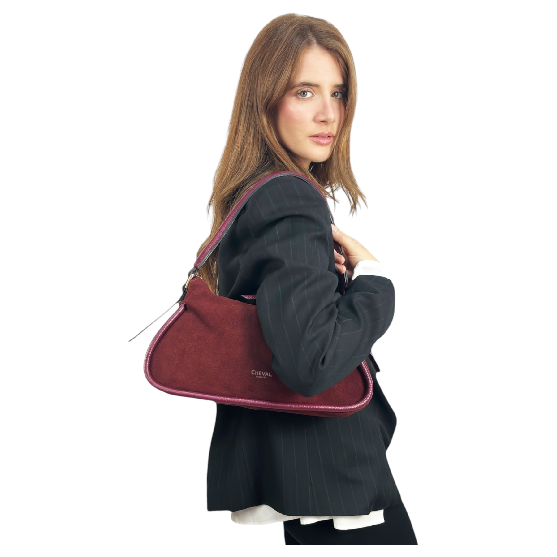 Bolso de Hombro Cheval Firenze Gea F/W Burdeos