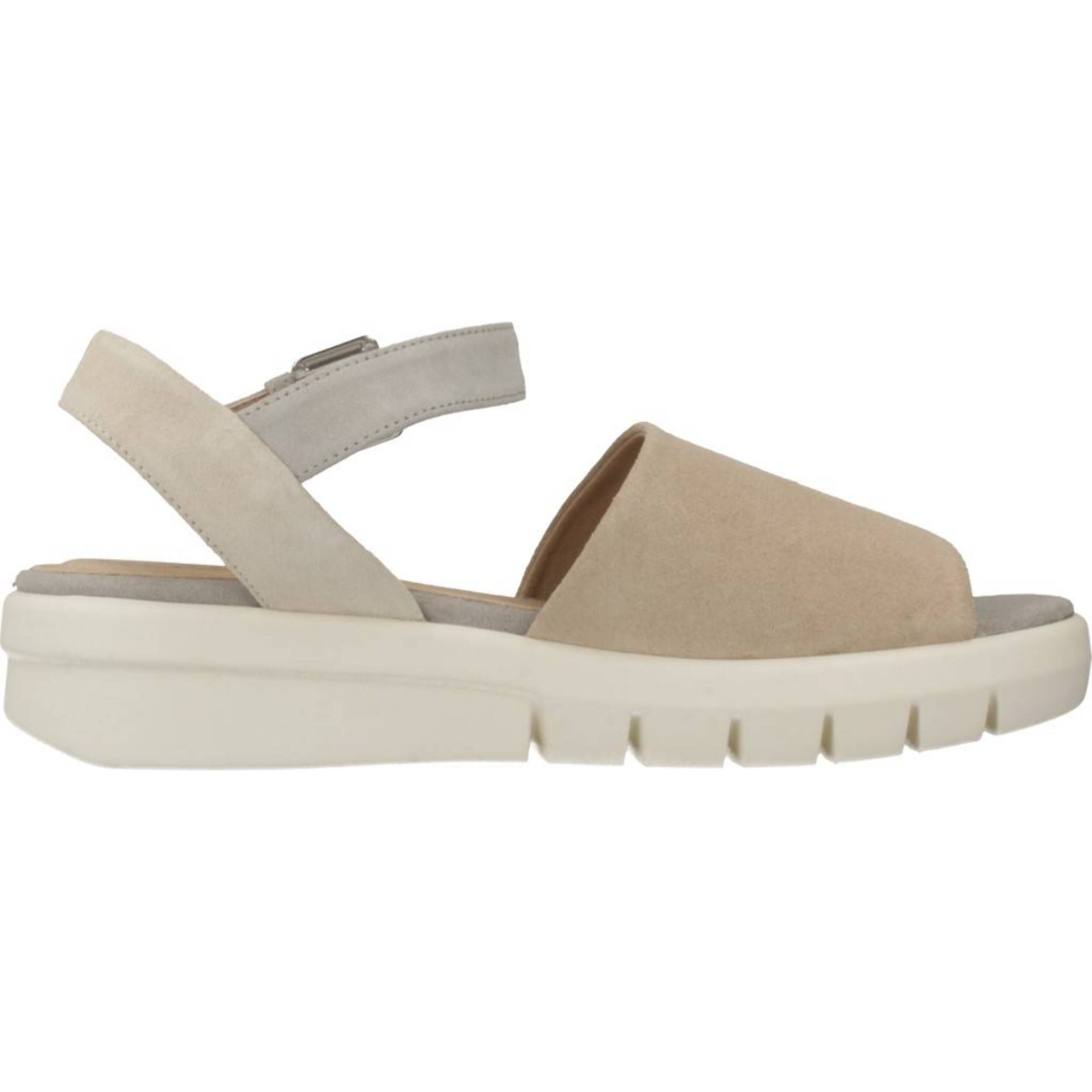 Sandalias Mujer de la marca GEOX  modelo D WIMBLEY SANDAL MARRON CLARO