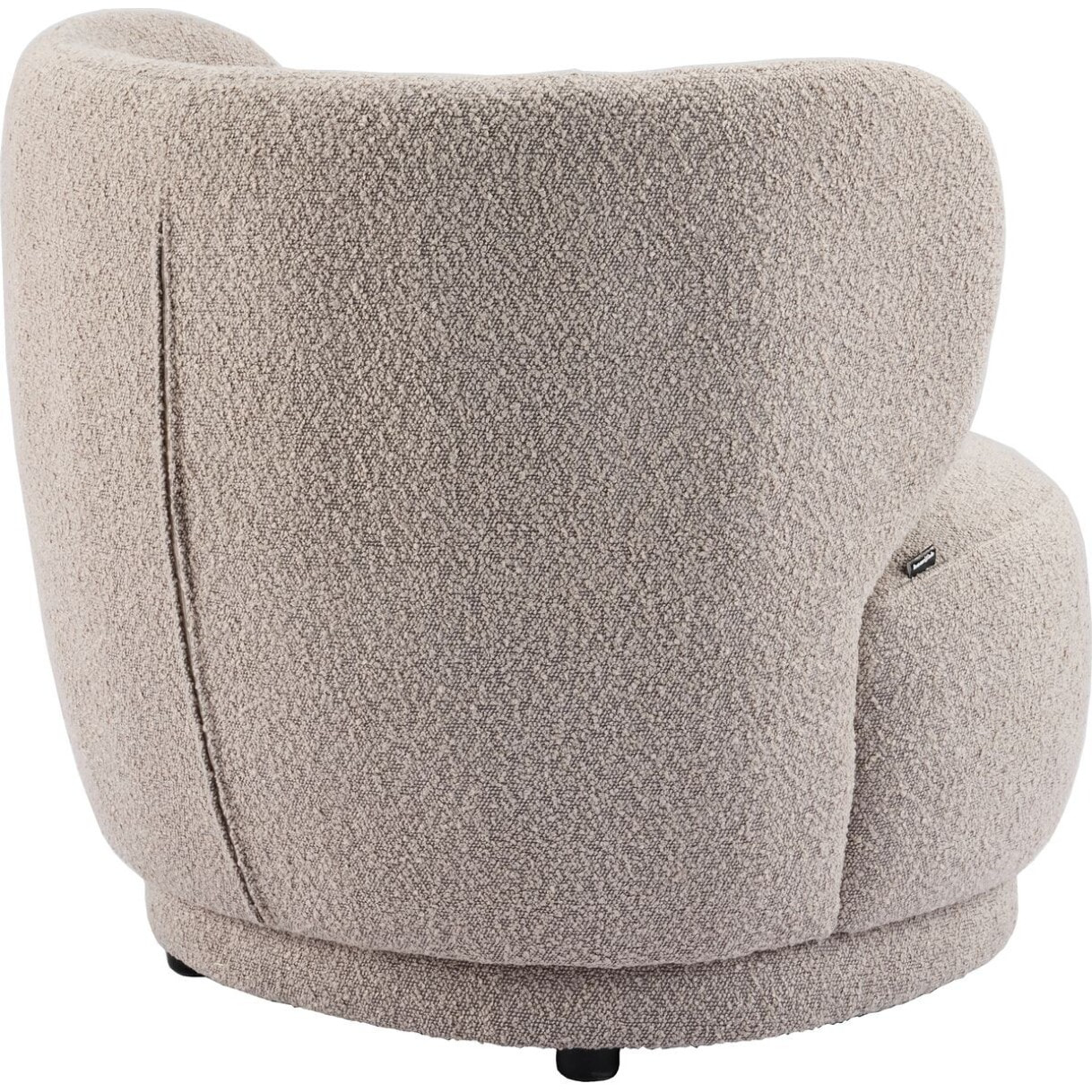 Fauteuil en tissu bouclette - ESTER