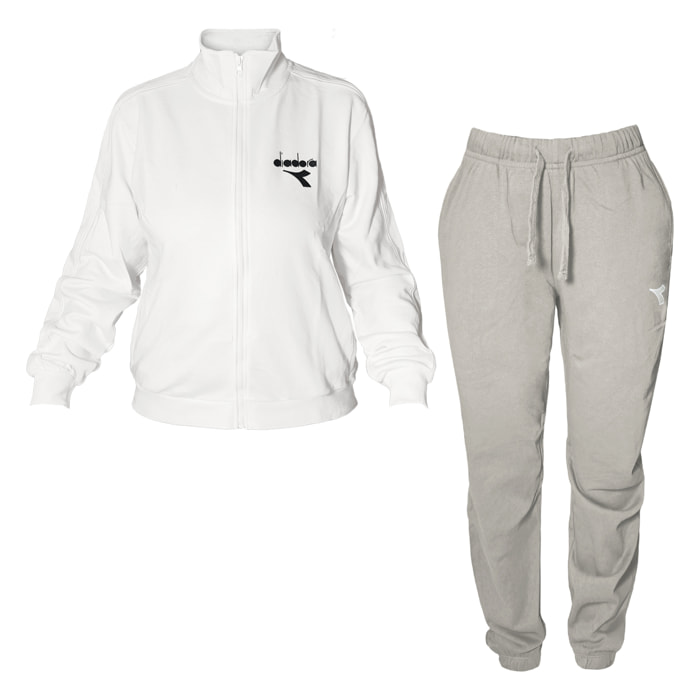 Tuta Donna DIADORA Cotone French Terry Full Zip Art.102182267