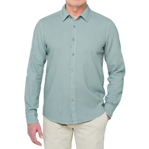 Camicia in lino Hot Buttered Saunders Lightgreen