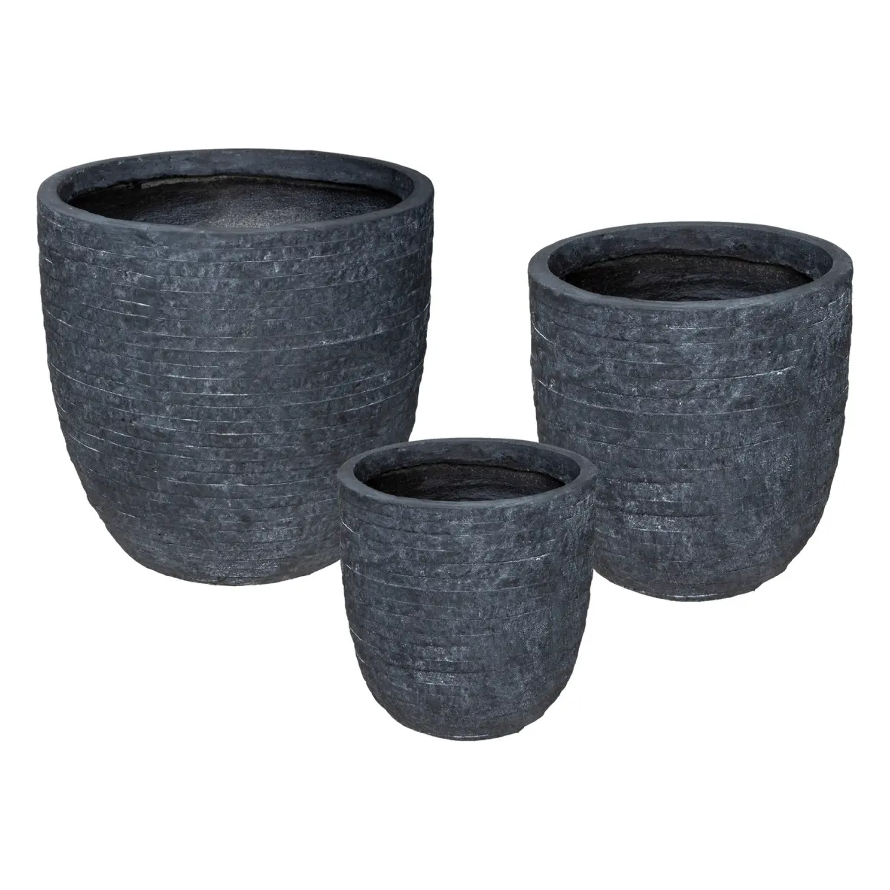 Set de 3 pots - métal