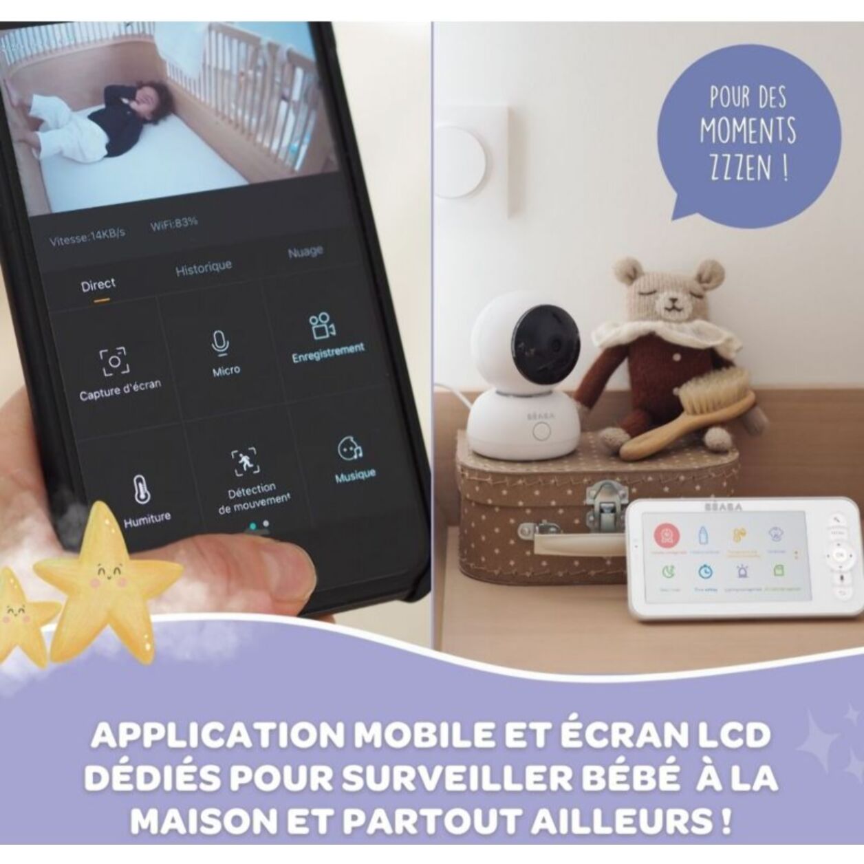 Babyphone BEABA Video Zen Premium