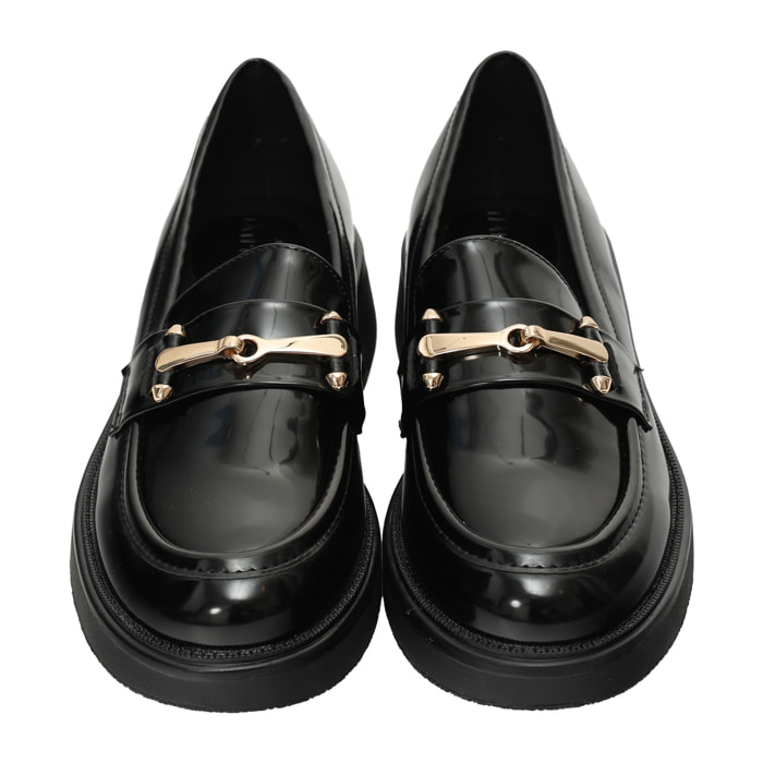 Mocassini con accessorio - tacco 4,0 cm