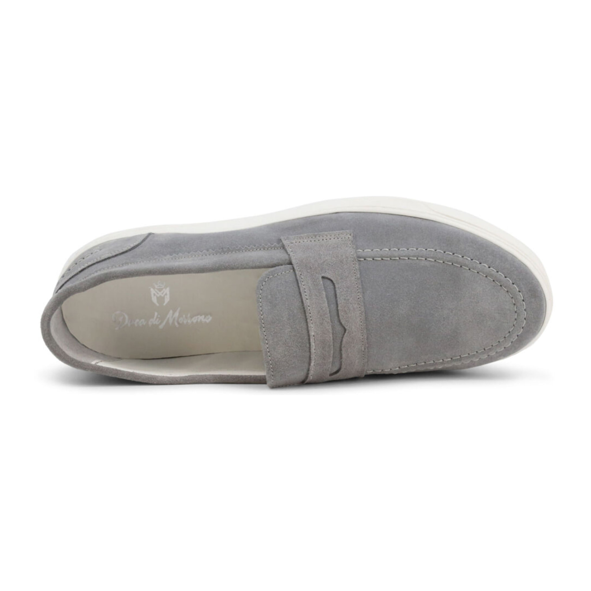 Zapatos Slip On para Hombre - Duca di Morrone Enea Suede Gray