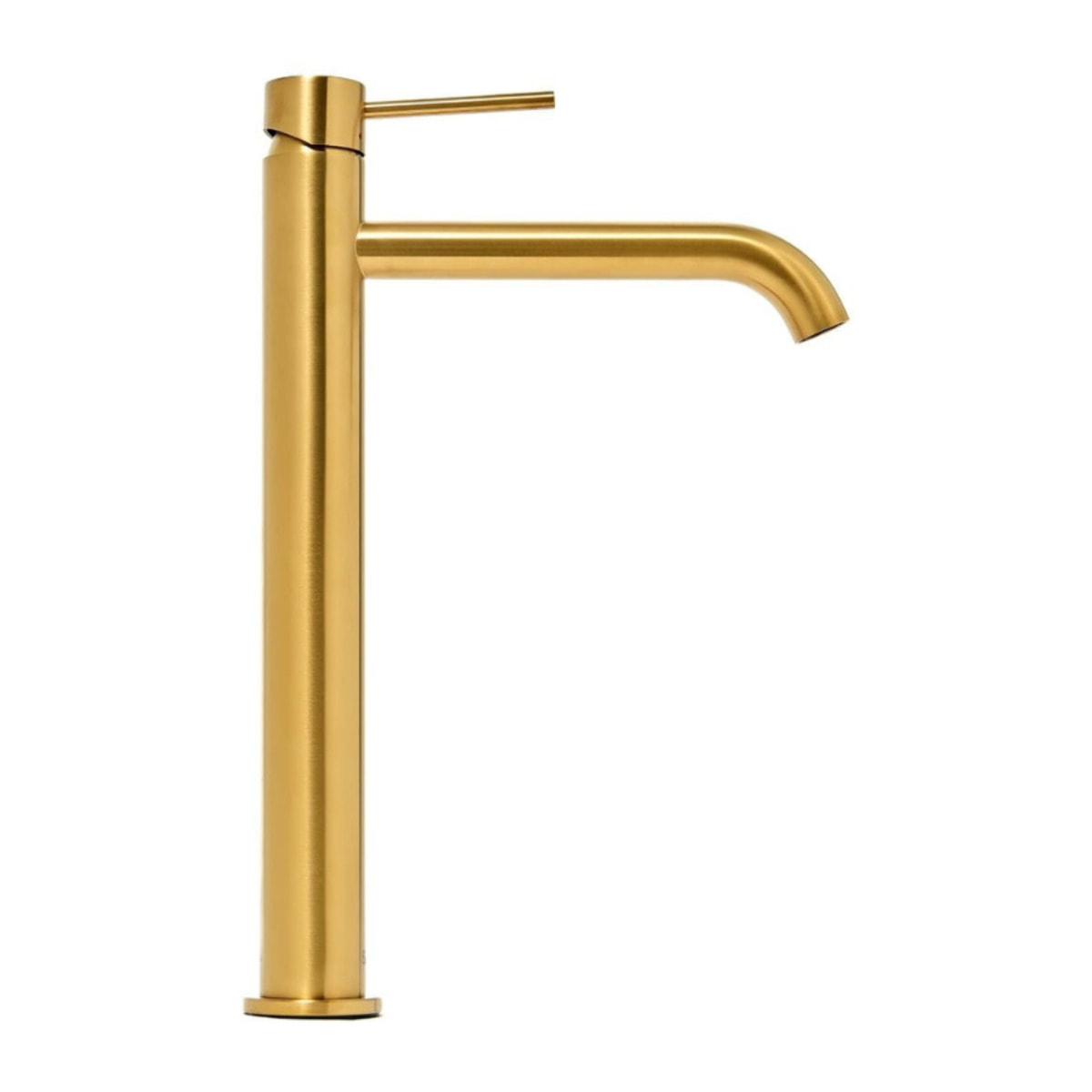 Aurum set mitigeur lavabo haut en acier inoxydable + mitigeur cuisine avec douchette extractible, or brossé (SATBA286BG)