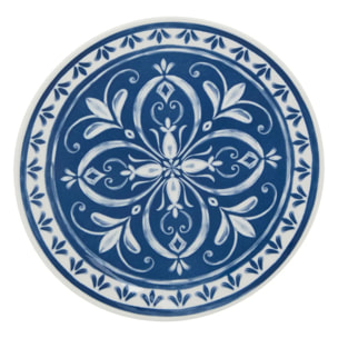 Service de table Manon 12 pièce(s) bleu L26,5xp2,4xH26,5cm