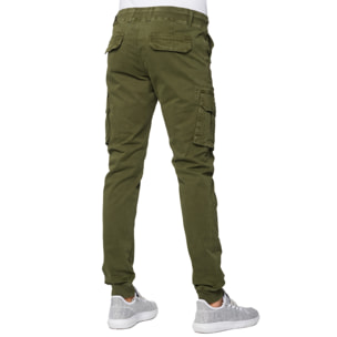 Pantalone cargo Hot Buttered Arborek Verde militare