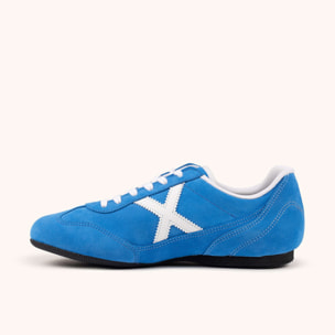 Zapatilla urbana de ante azul con diseño contemporáneo MUNICH DRIFT 07