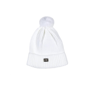 Cappello in maglia con pon pon da donna Basic