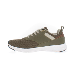 Armata di Mare Scarpe Uomo Sportive Running Stringate con Soletta Rimovibile in Memory Foam AMU SS23N351 Khaki