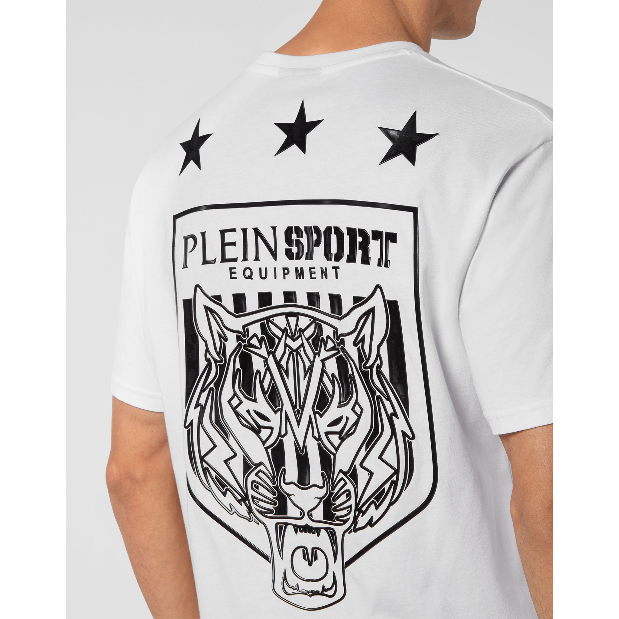 PLEIN SPORT Camiseta Cuello Redondo TIGER