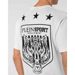 PLEIN SPORT Camiseta Cuello Redondo TIGER