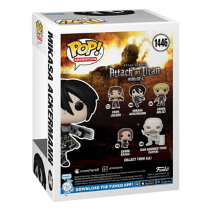 Attack On Titan Pop! Animation Vinile Figura Mikasa Ackerman 9 Cm Funko