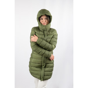 Giacca lunga Munich del marchio ECOON - verde scuro