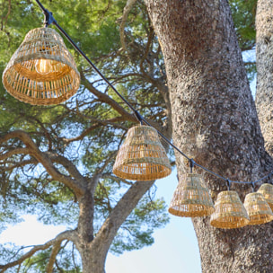 Guirlande connectable TESSA 7xE27 6M