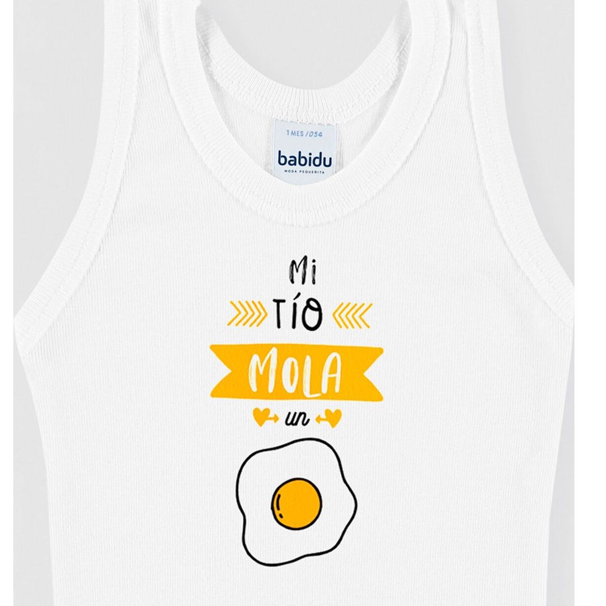 Body bebé tirantes personalizado frases