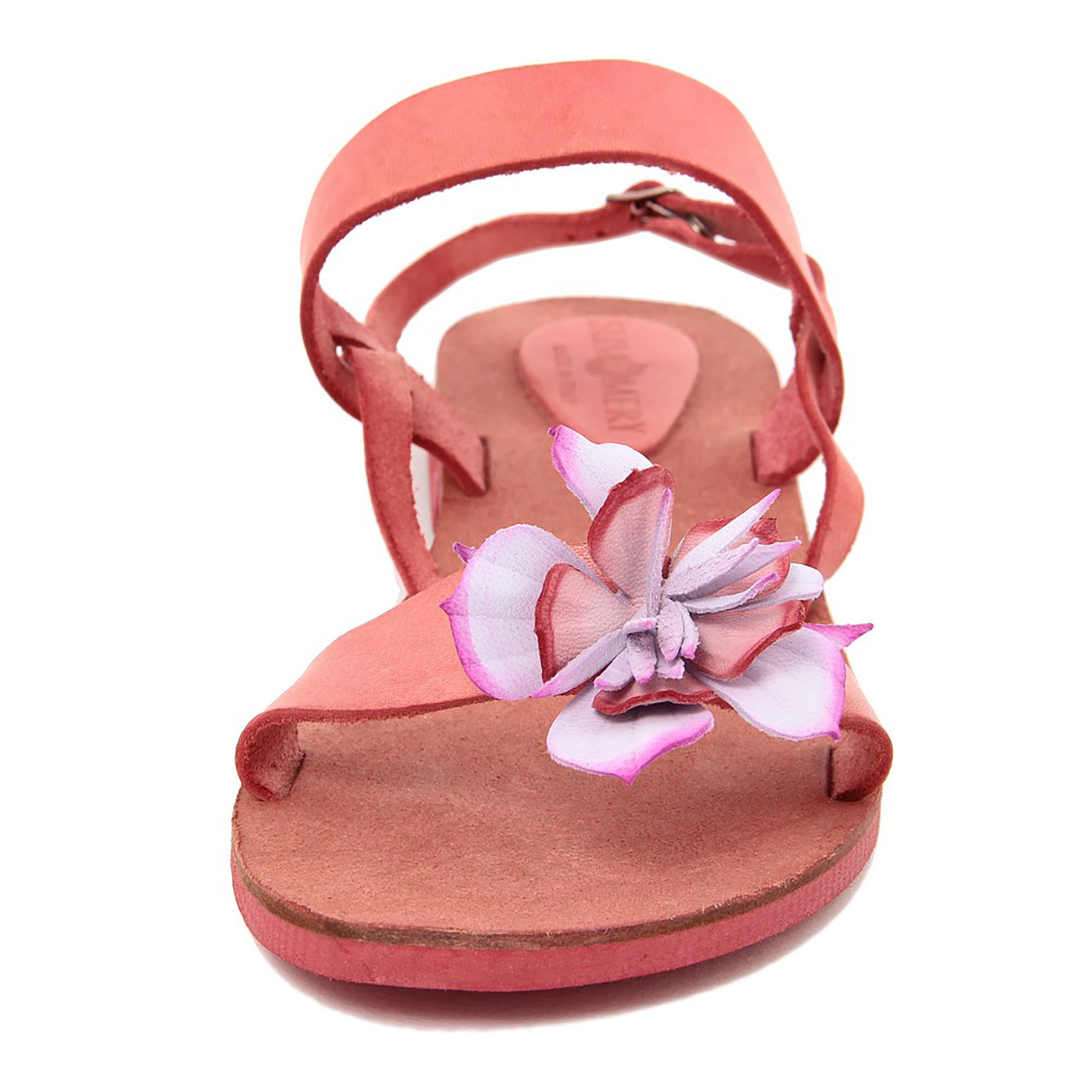 SANDALO FLAT Summery Rosso