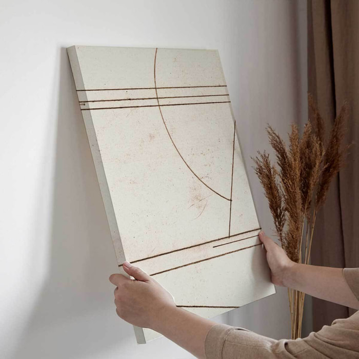 Tableau abstrait minimaliste  Mood Toile imprimée