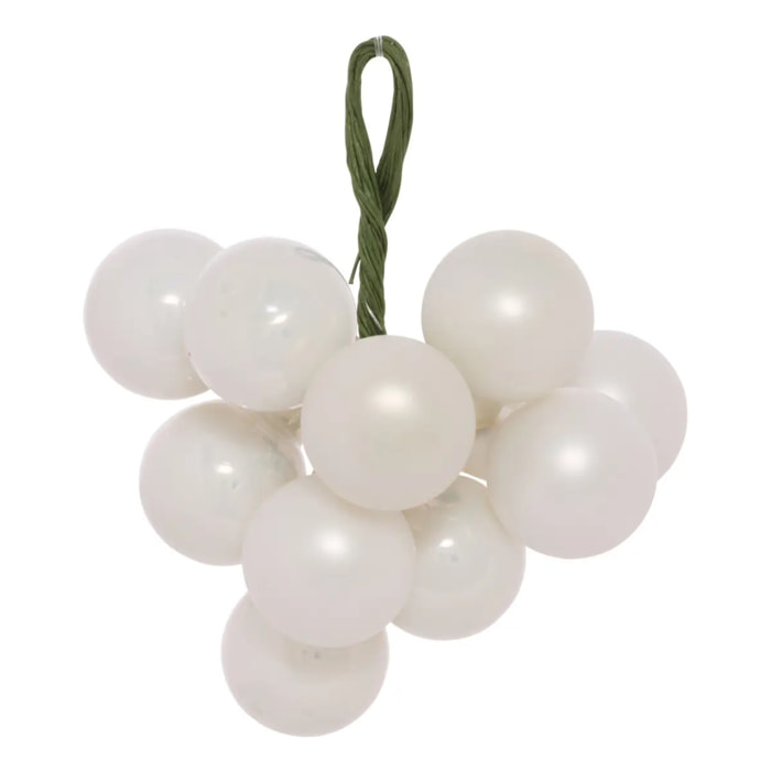 BDN VERRE GRAPPE BLANC 2CM X10