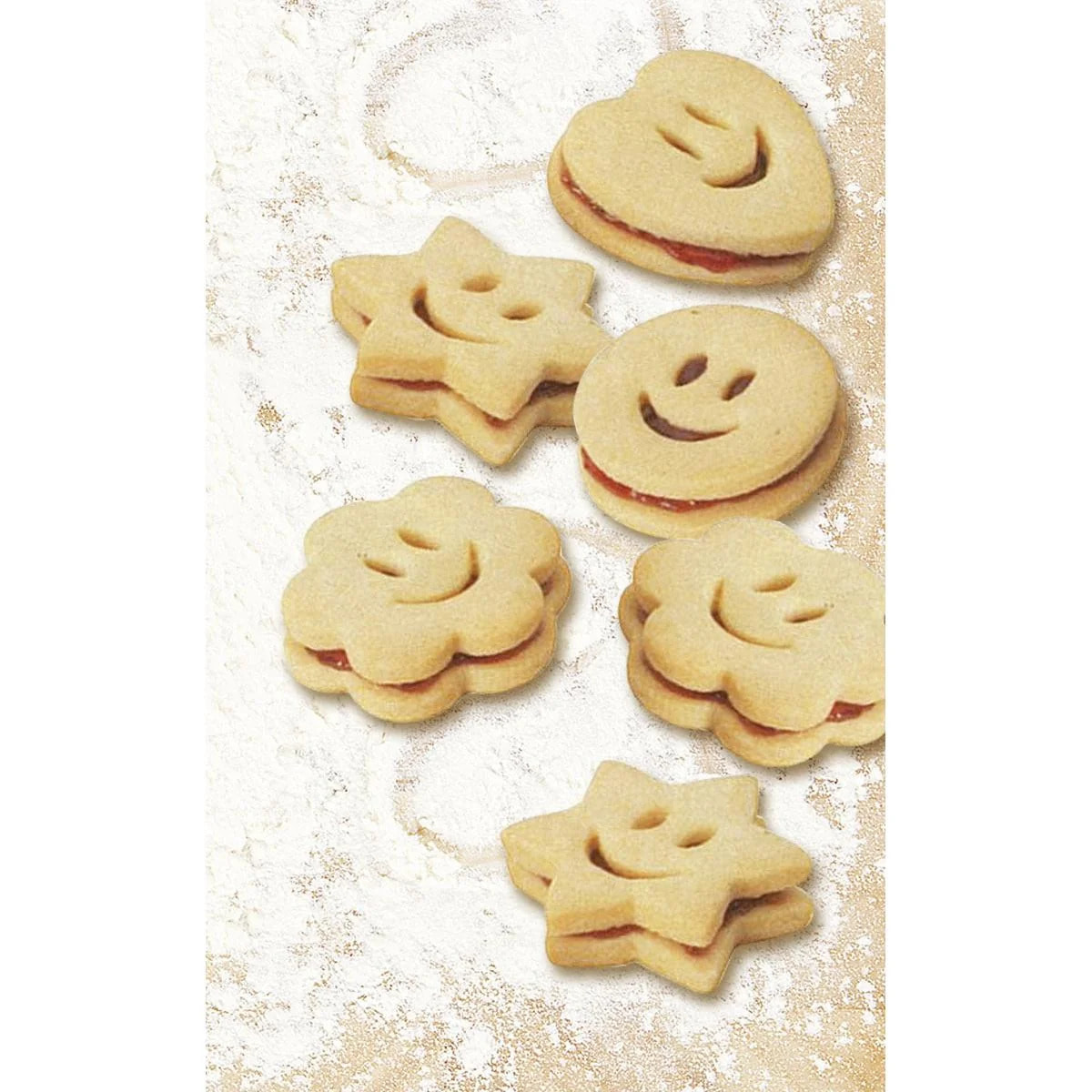 Lot de 2 emporte-pièces smiley forme aléatoire Zenker Emporte-pièces