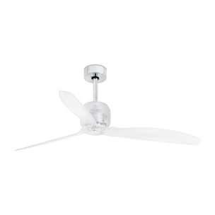 DECO FAN M Ventilatore a soffitto cromo