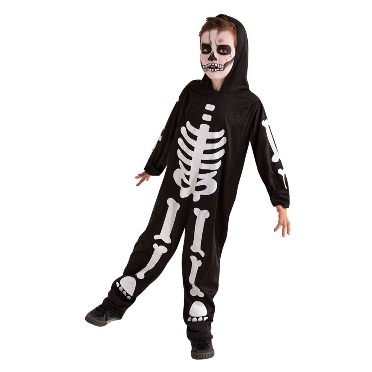 DISFRAZ SKELETO GLOW IN DARK INF