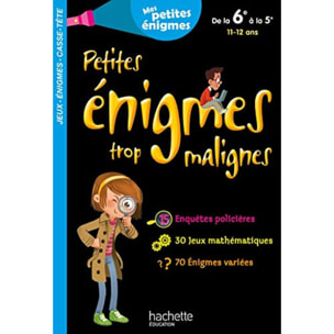 Collectif | Petites énigmes trop malignes - De la 6e à la 5e - Cahier de vacances 2021 | Livre d'occasion