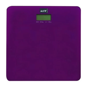 Pèse Personne Verre Violet MSV