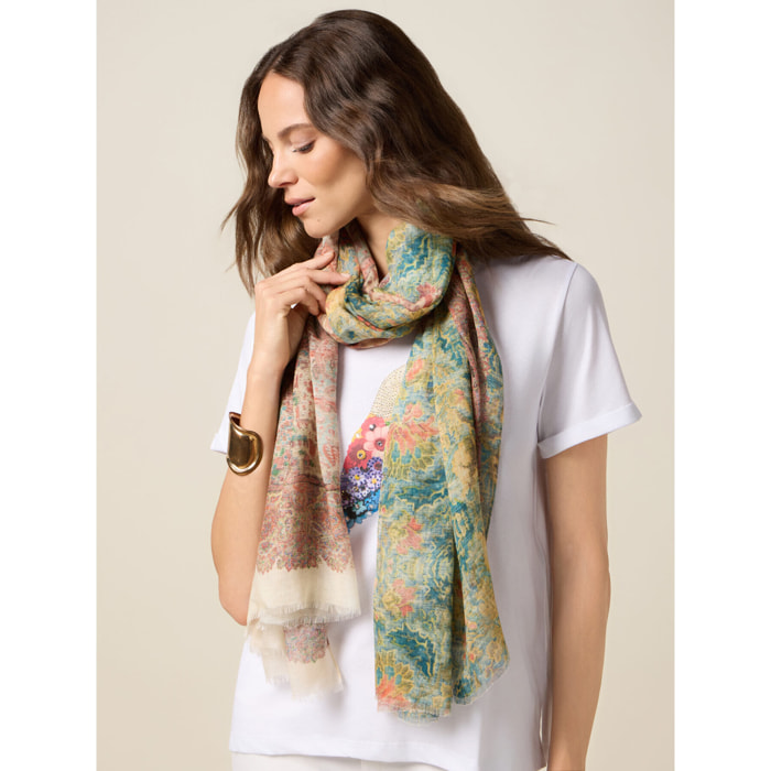 Oltre - Sciarpa fantasia - Verde