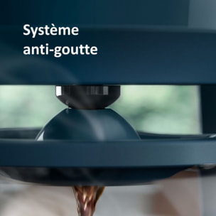 Cafetière filtre PHILIPS HD7411/70 Cafetière bleue Série 3000, 1.25L, 1000W