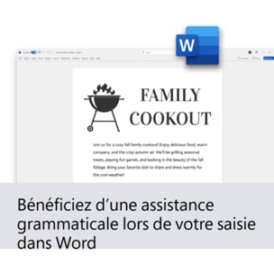 Logiciel de bureautique MICROSOFT Office Famille 2024
