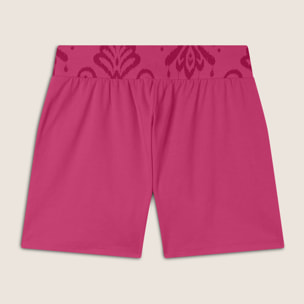 Short sportivi con fascia in vita floreale