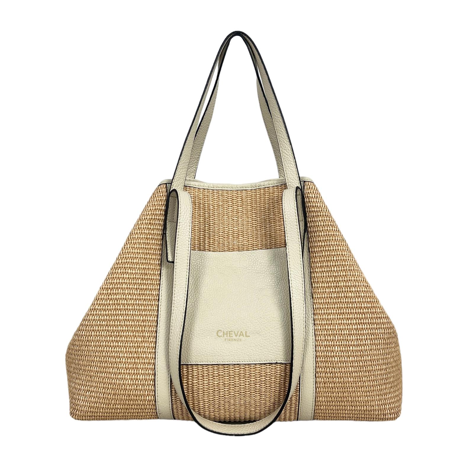 Bolso de hombro Cheval Firenze Formentera Beige