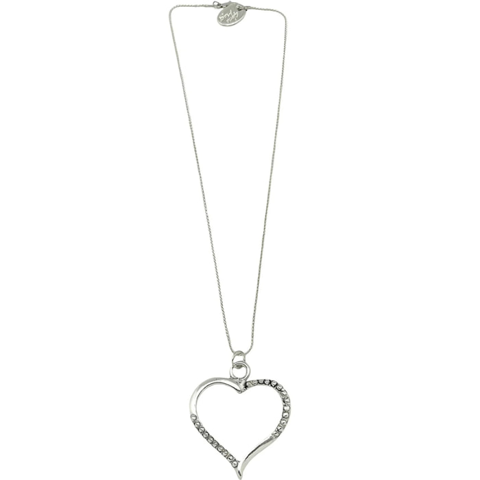 Collar Cuore plata 7-10 micras