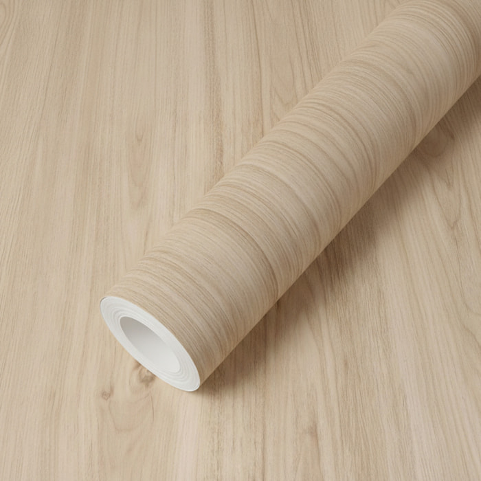 Rouleau adhésif bois chêne clair au mètre - Autocollants Revêtement Adhésif Cuisine Meubles Salle de bain