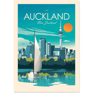 Affiche - Auckland - Studio Inception